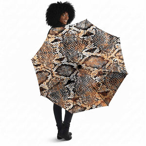 African Wild Animal Skins Umbrella Vintage Snake Skin Pattern