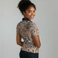 African Wild Animal Skins Women Polo Shirt Vintage Snake Skin Pattern - African Pride