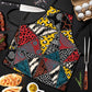 African Wild Animal Skins Apron Triangles Pattern Afro Pattern Style