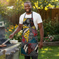 African Wild Animal Skins Apron Triangles Pattern Afro Pattern Style