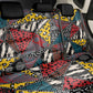 African Wild Animal Skins Back Car Seat Cover Triangles Pattern Afro Pattern Style - African Pride