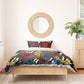 African Wild Animal Skins Bedding Set Triangles Pattern Afro Pattern Style - African Pride