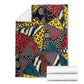African Wild Animal Skins Blanket Triangles Pattern Afro Pattern Style - African Pride