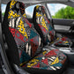 African Wild Animal Skins Car Seat Cover Triangles Pattern Afro Pattern Style - African Pride