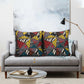 African Wild Animal Skins Pillow Cover Triangles Pattern Afro Pattern Style