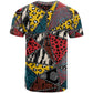 African Wild Animal Skins T shirt Triangles Pattern Afro Pattern Style - African Pride
