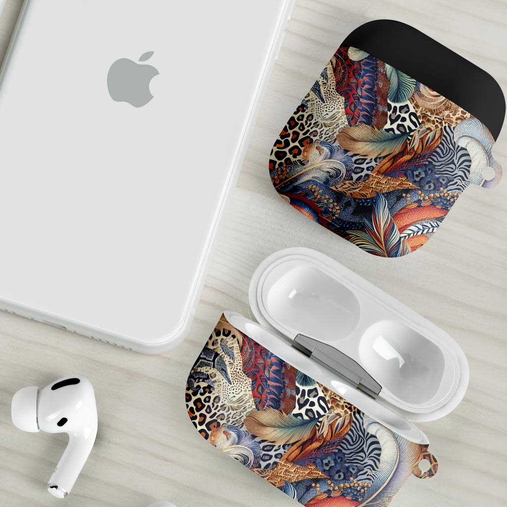 African Wild Animal Skins AirPods Case Unique Leopard Zebra And Snake Patterns