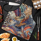 African Wild Animal Skins Apron Unique Leopard Zebra And Snake Patterns