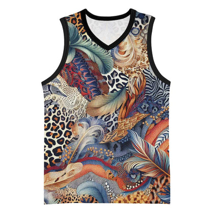 African Wild Animal Skins Basketball Jersey Unique Leopard Zebra And Snake Patterns LT9