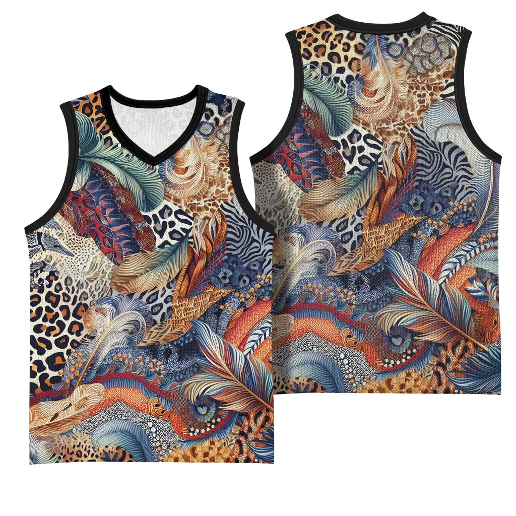 African Wild Animal Skins Basketball Jersey Unique Leopard Zebra And Snake Patterns LT9