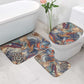 African Wild Animal Skins Bathroom Set Unique Leopard Zebra And Snake Patterns