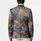 African Wild Animal Skins Blazer Unique Leopard Zebra And Snake Patterns