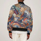 African Wild Animal Skins Bomber Jacket Unique Leopard Zebra And Snake Patterns - African Pride