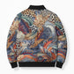 African Wild Animal Skins Bomber Puffer Jacket Unique Leopard Zebra And Snake Patterns