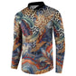 African Wild Animal Skins Button Sweatshirt Unique Leopard Zebra And Snake Patterns