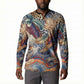 African Wild Animal Skins Button Sweatshirt Unique Leopard Zebra And Snake Patterns