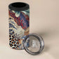 African Wild Animal Skins 4 in 1 Can Cooler Tumbler Unique Leopard Zebra And Snake Patterns - African Pride