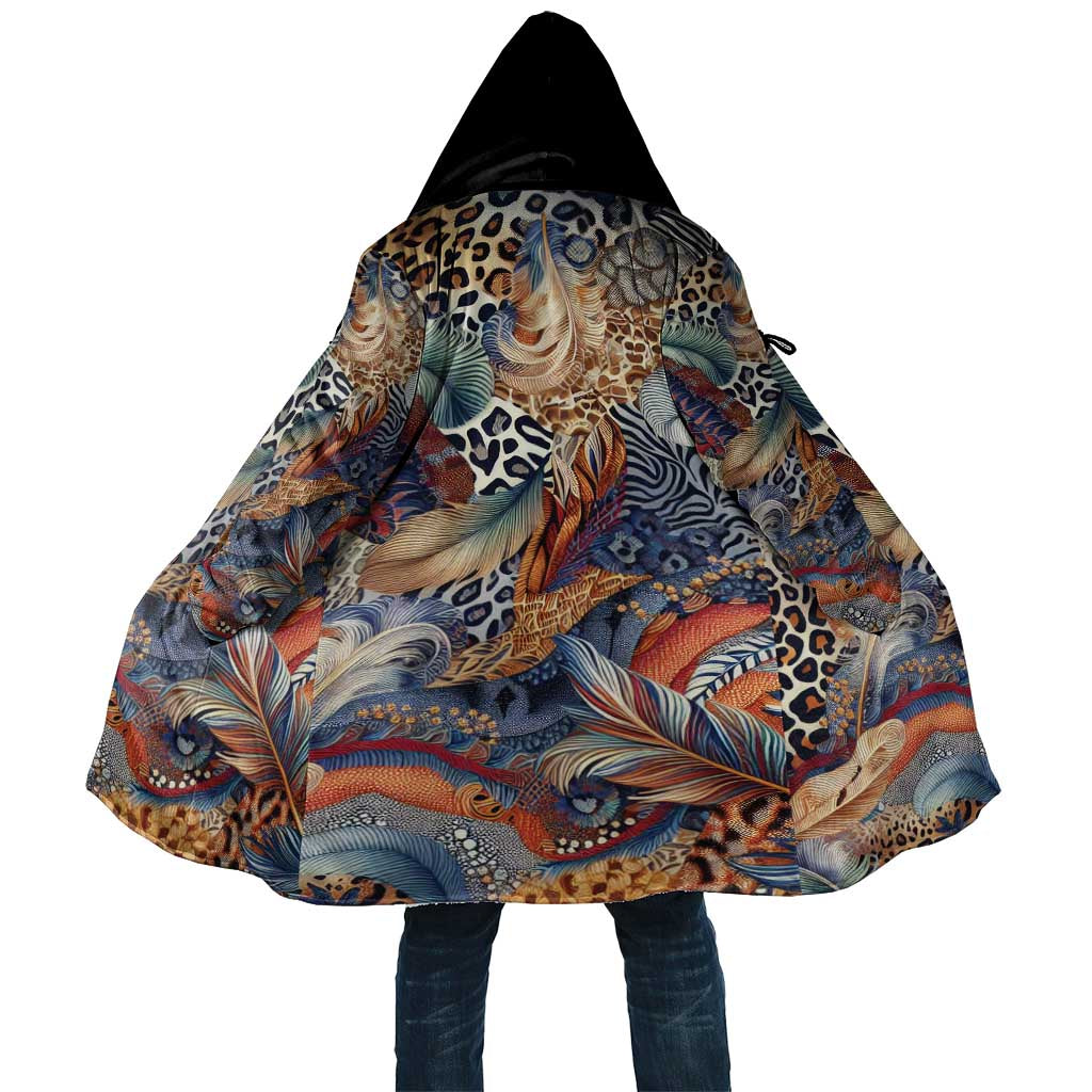 African Wild Animal Skins Cloak Unique Leopard Zebra And Snake Patterns