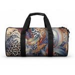African Wild Animal Skins Duffle Bag Unique Leopard Zebra And Snake Patterns
