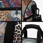 African Wild Animal Skins Duffle Bag Unique Leopard Zebra And Snake Patterns