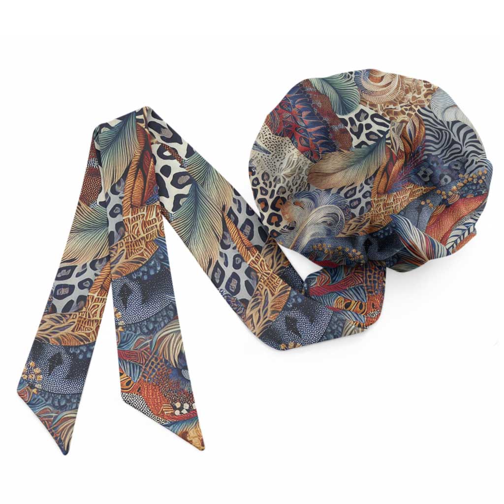 African Wild Animal Skins Easy Headwrap Unique Leopard Zebra And Snake Patterns