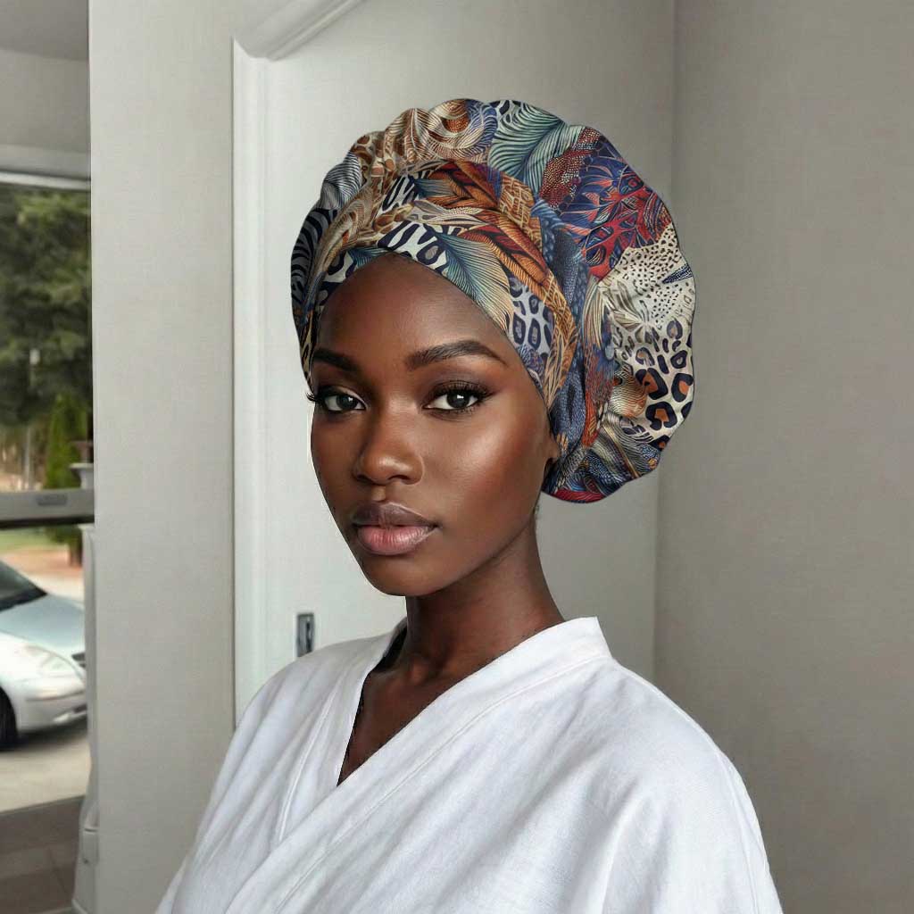 African Wild Animal Skins Easy Headwrap Unique Leopard Zebra And Snake Patterns