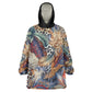 African Wild Animal Skins Kid Wearable Blanket Hoodie Unique Leopard Zebra And Snake Patterns - African Pride