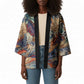 African Wild Animal Skins Kimono Unique Leopard Zebra And Snake Patterns