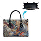 African Wild Animal Skins Leather Bag Unique Leopard Zebra And Snake Patterns