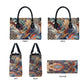 African Wild Animal Skins Leather Bag Unique Leopard Zebra And Snake Patterns