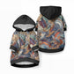 African Wild Animal Skins Pet Hoodie Unique Leopard Zebra And Snake Patterns