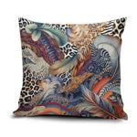 African Wild Animal Skins Pillow Cover Unique Leopard Zebra And Snake Patterns