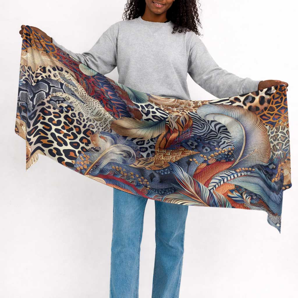 African Wild Animal Skins Simple Headwrap Unique Leopard Zebra And Snake Patterns
