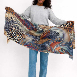 African Wild Animal Skins Simple Headwrap Unique Leopard Zebra And Snake Patterns