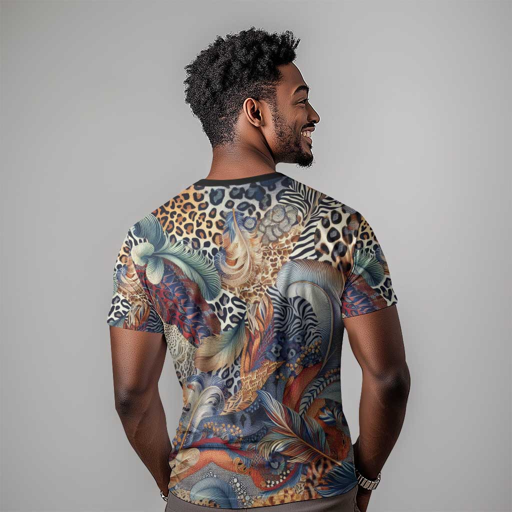 African Wild Animal Skins T shirt Unique Leopard Zebra And Snake Patterns - African Pride