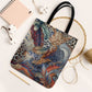 African Wild Animal Skins Tote Bag Unique Leopard Zebra And Snake Patterns