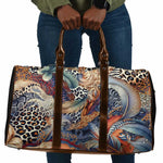 African Wild Animal Skins Travel Bag Unique Leopard Zebra And Snake Patterns
