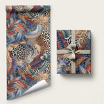 African Wild Animal Skins Wrapping Paper Unique Leopard Zebra And Snake Patterns - African Pride