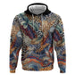 African Wild Animal Skins Zip Hoodie Unique Leopard Zebra And Snake Patterns - African Pride