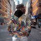 African Wild Animal Skins Zip Hoodie Unique Leopard Zebra And Snake Patterns - African Pride