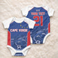 World Football 2026 Cape Verde Custom Baby Onesie