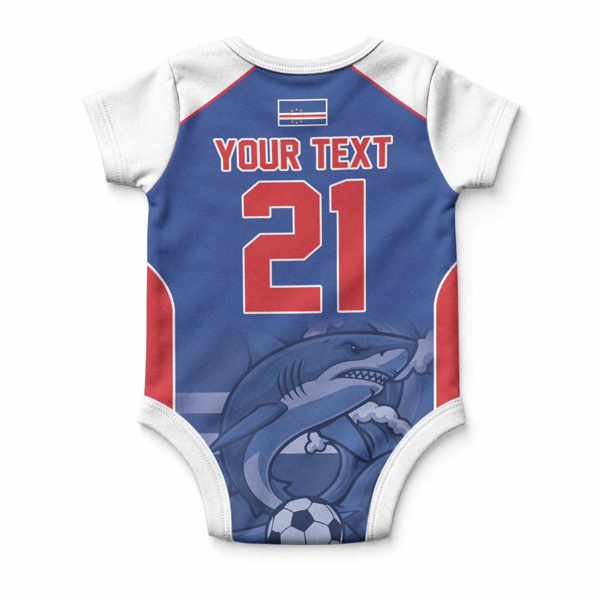 World Football 2026 Cape Verde Custom Baby Onesie