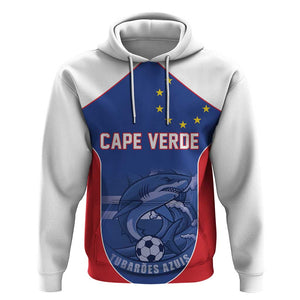 World Football 2026 Cape Verde Custom Hoodie Tubaroes Azuis Blue Shark - African Pride