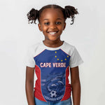 World Football 2026 Cape Verde Custom Kid T shirt Tubaroes Azuis Blue Shark LT9