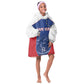 World Football 2026 Cape Verde Custom Kid Wearable Blanket Hoodie Tubaroes Azuis Blue Shark - African Pride