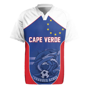 World Football 2026 Cape Verde Custom Rugby Jersey Tubaroes Azuis Blue Shark LT9