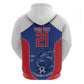 World Football 2026 Cape Verde Custom Zip Hoodie Tubaroes Azuis Blue Shark - African Pride