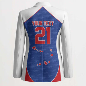 World Football 2026 Cape Verde Custom Blazer Tubaroes Azuis Verde Simple Map - African Pride