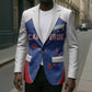 World Football 2026 Cape Verde Custom Blazer Tubaroes Azuis Verde Simple Map - African Pride