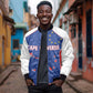 World Football 2026 Cape Verde Custom Bomber Jacket Tubaroes Azuis Verde Simple Map - African Pride